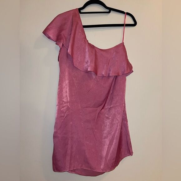 Krisa One Shoulder Dress in Flora Size XS - Picture 6 of 8